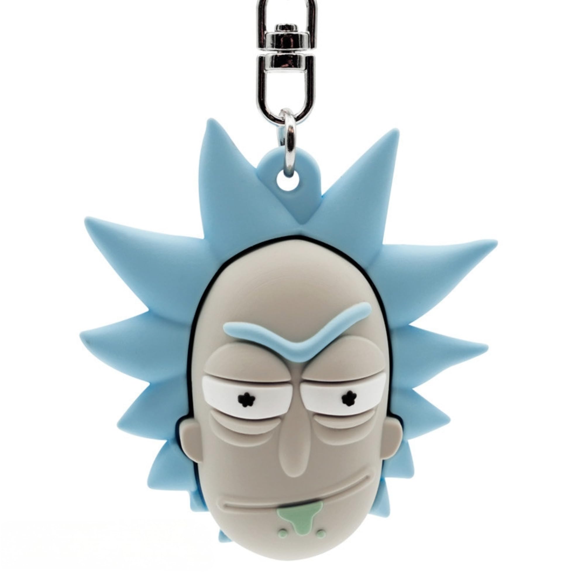 Abystyle Blue Rick & Morty Rick Sanchez 3D Premium Keychain | Novelty Keychain | Rick & Morty Merchandise | Rick Sanchez Gifts