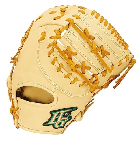 HI-GOLD ハイゴールド 少年軟式用ミット ROOKIESシリーズ RKG-111F キャメル LH 右投 一塁手用 ファーストミット