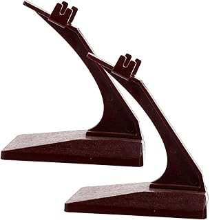 ABOOFAN 4 Pcs Bracket Support Base Figures Display Stand Collection Organizer Holder Desktop Display Stand Plane Model Display Shelf Blocks Building Stand Airplane Plastic Car Model