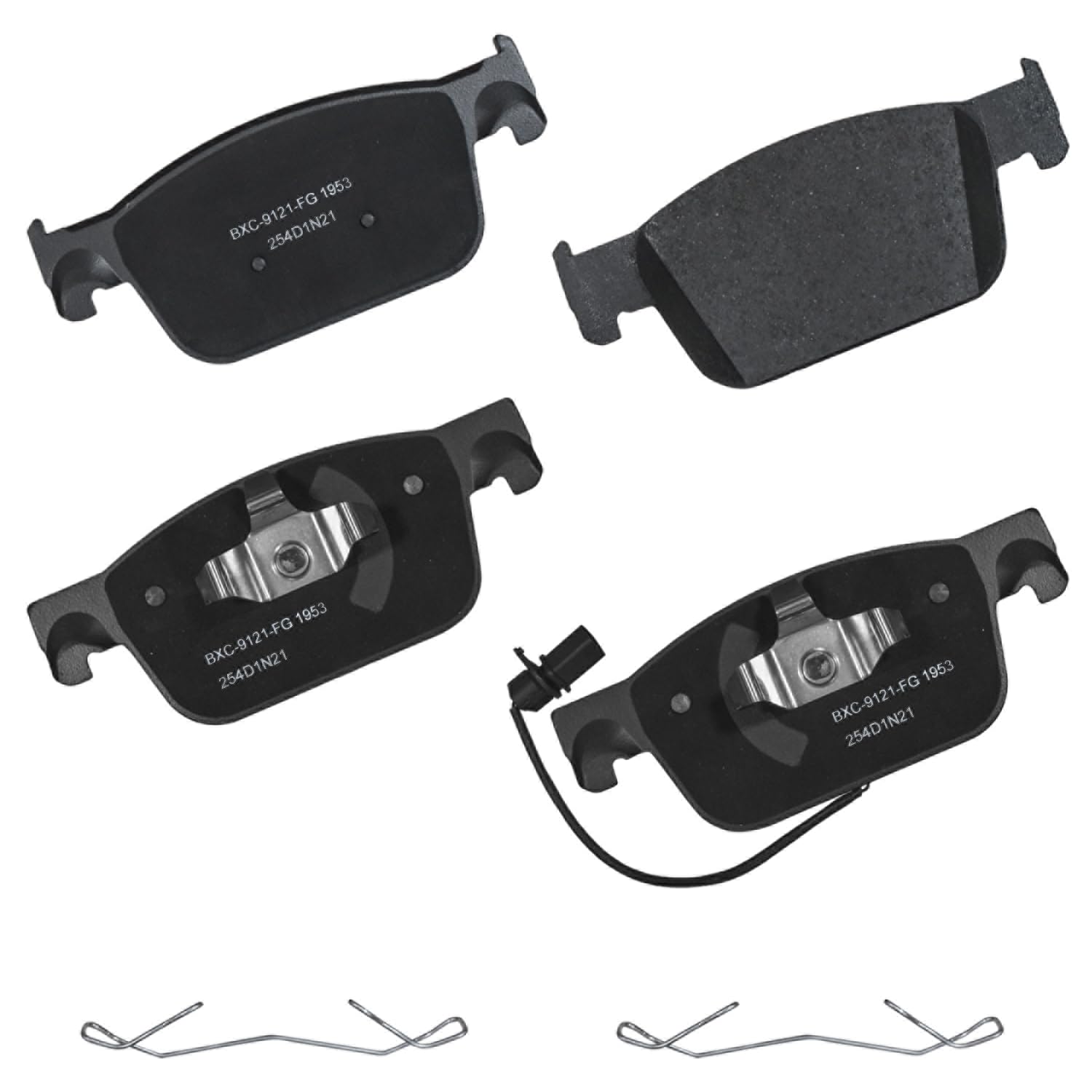 Bendix Premium SBC1953 Ceramic Front Brake Pads for Audi A4 2020-2017, A4 Quattro 2021, A5 2019-2018, A5 Sportback 2021