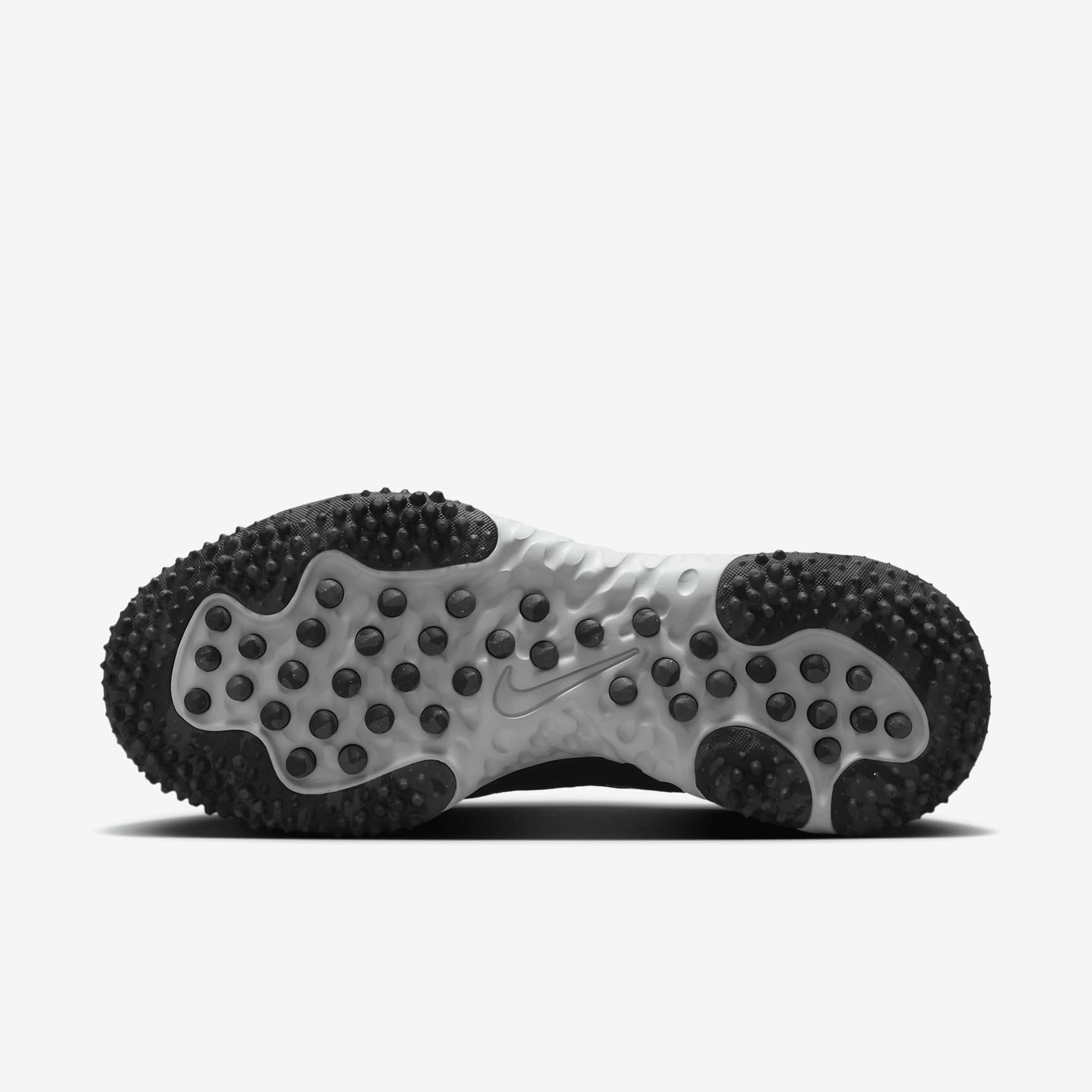 Nike Alpha Huarache Elite 4 Turf Women's Softball Shoes (DV0496-001, Black/Pure Platinum/Iron Grey) Size 10.5
