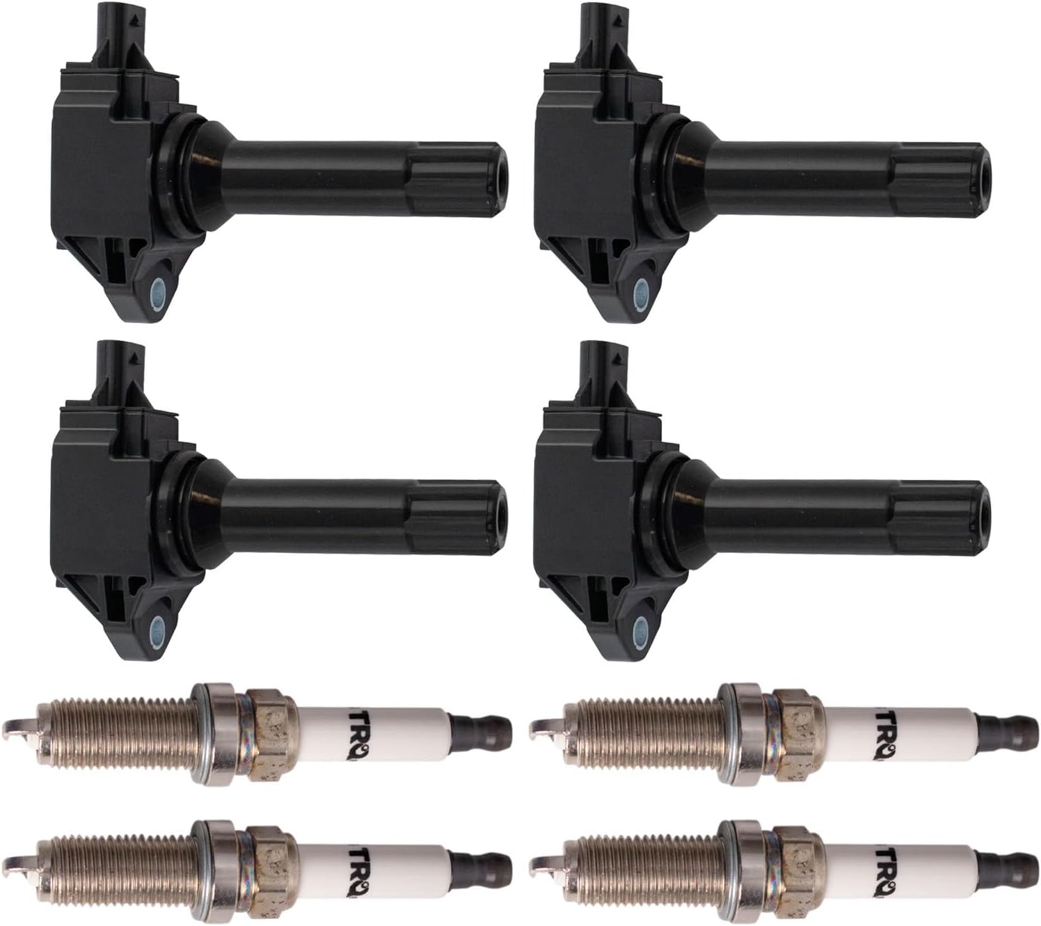 Ignition Coil and Spark Plug Kit 8 Piece Iridium Spark Plugs Compatible with 2013-2016 Subaru Forester 2013-2015 Impreza 2013-2014 Legacy Outback XV Crosstrek