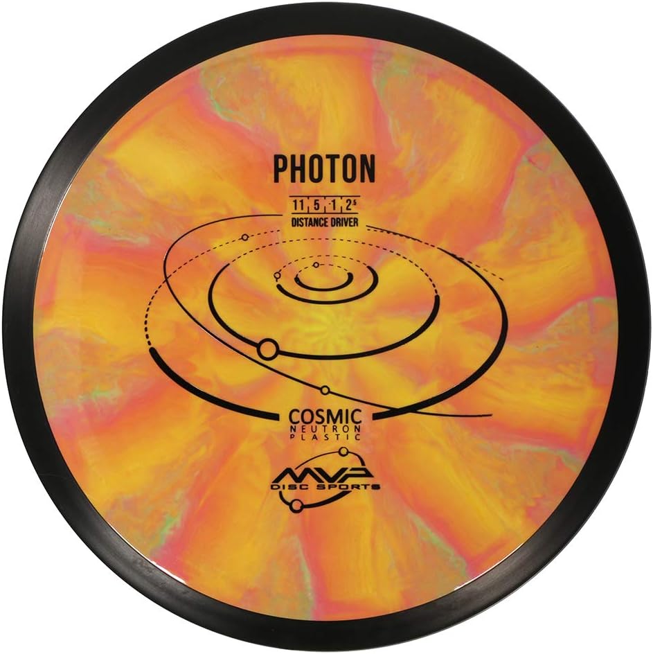MVP Disc Sports Cosmic Neutron Photon Disc Golf Distance Driver (Colors May Vary)