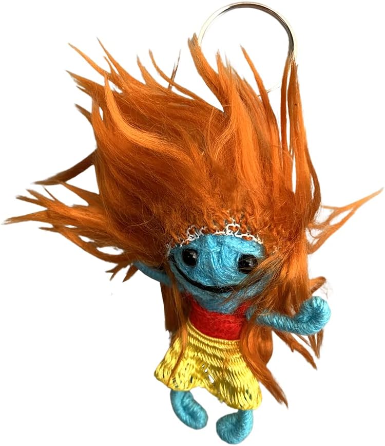 VIEFire Voodoo String Doll Keychain, 7cm