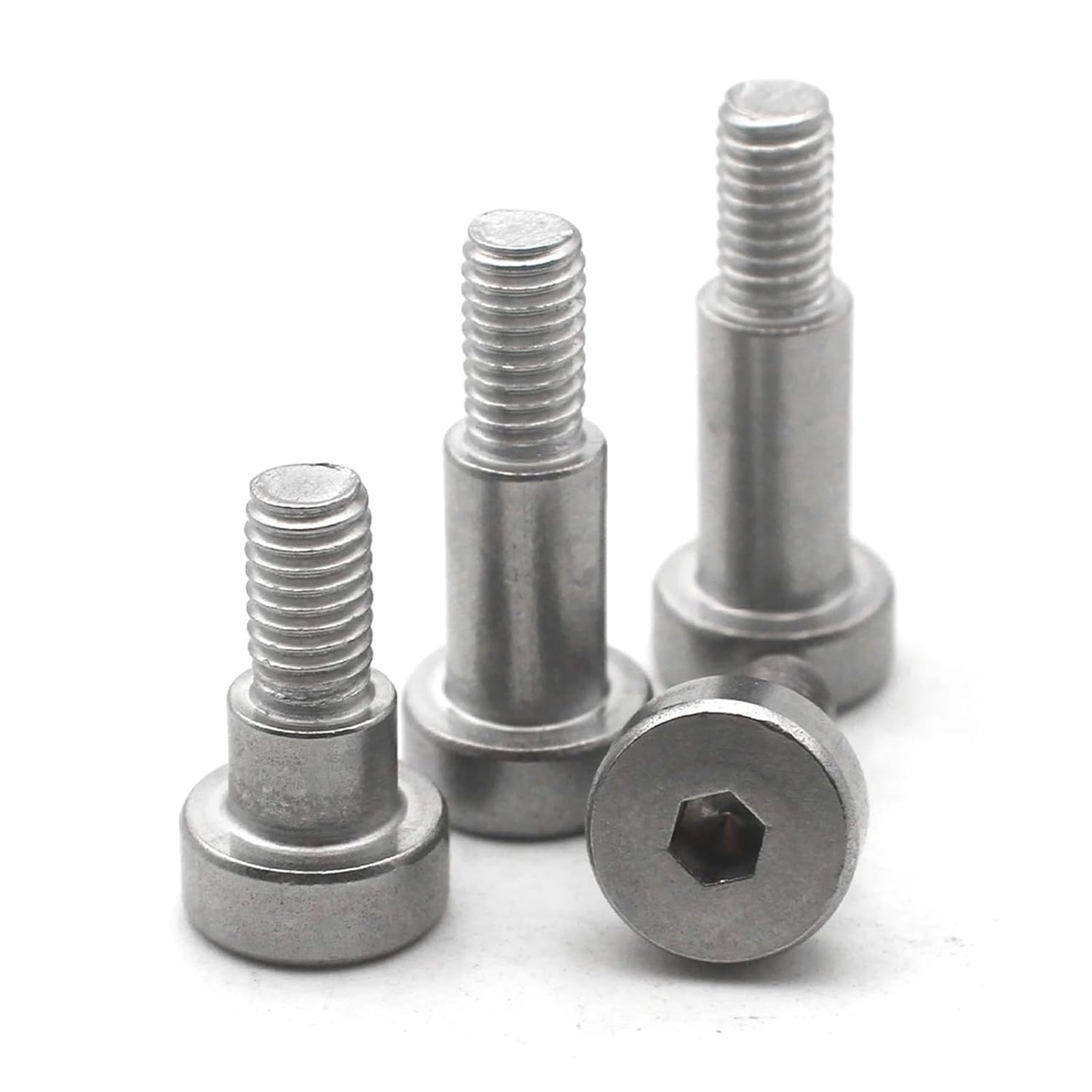 5pcs/lot M2 .5 M3 M4 M5 M6 M8 M10 304 Stainless Steel Hex Socket Shoulder Bolts Step Screws Limit Pins Set Machinery(25mm,D10x M8 (5pcs))