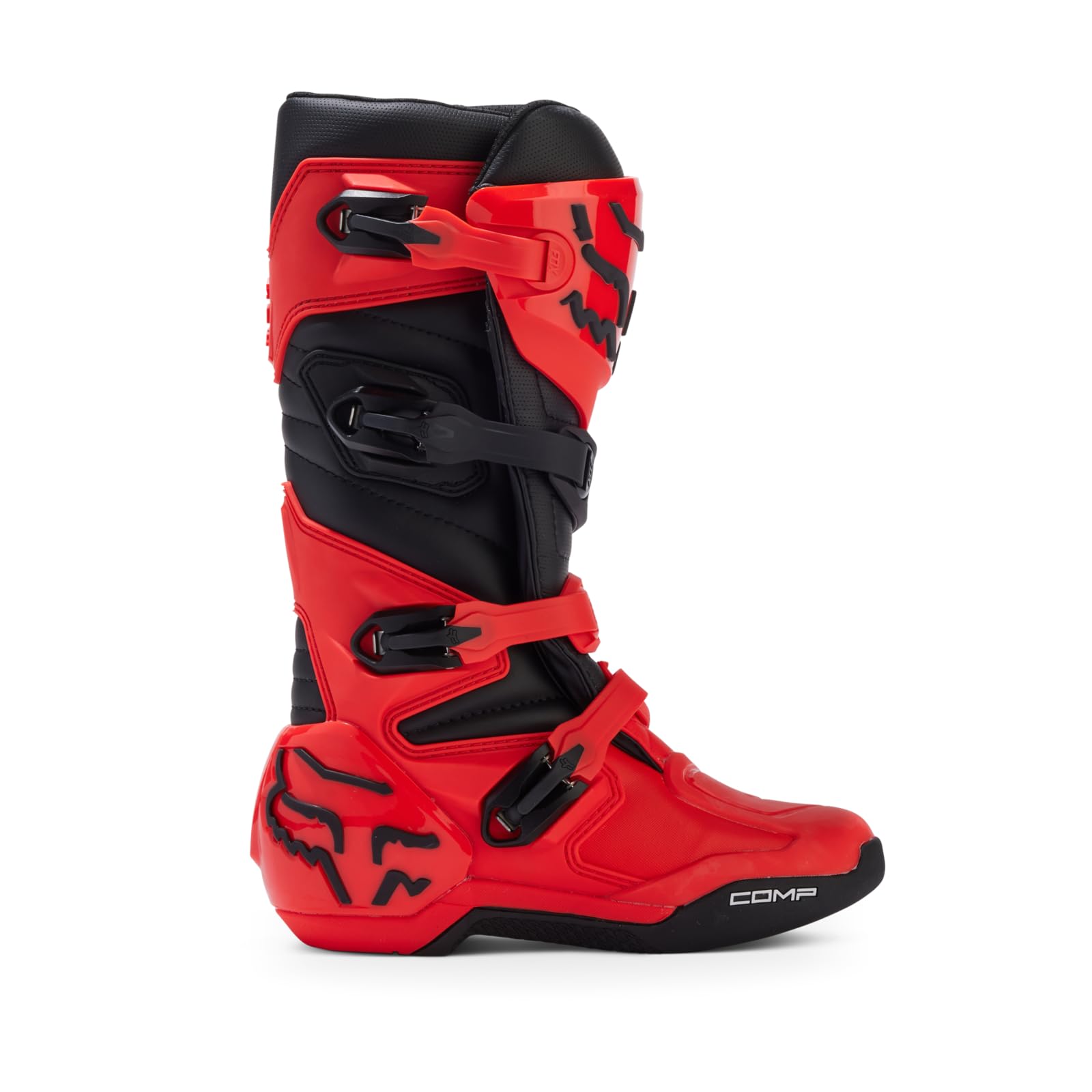 Fox Racing Youth Comp Motocross Dirt Bike Boot, Fluorescent Red, 5