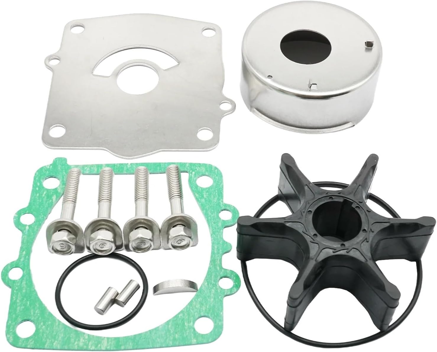 Water Pump Impeller Repair Kit for Marine 150 175 200 225 250 300HP Outboard Engines 61A-W0078-01 61A-W0078-A3