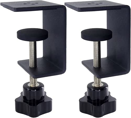 2 Pack Heavy Duty C Clamp & Desk Clamp |
