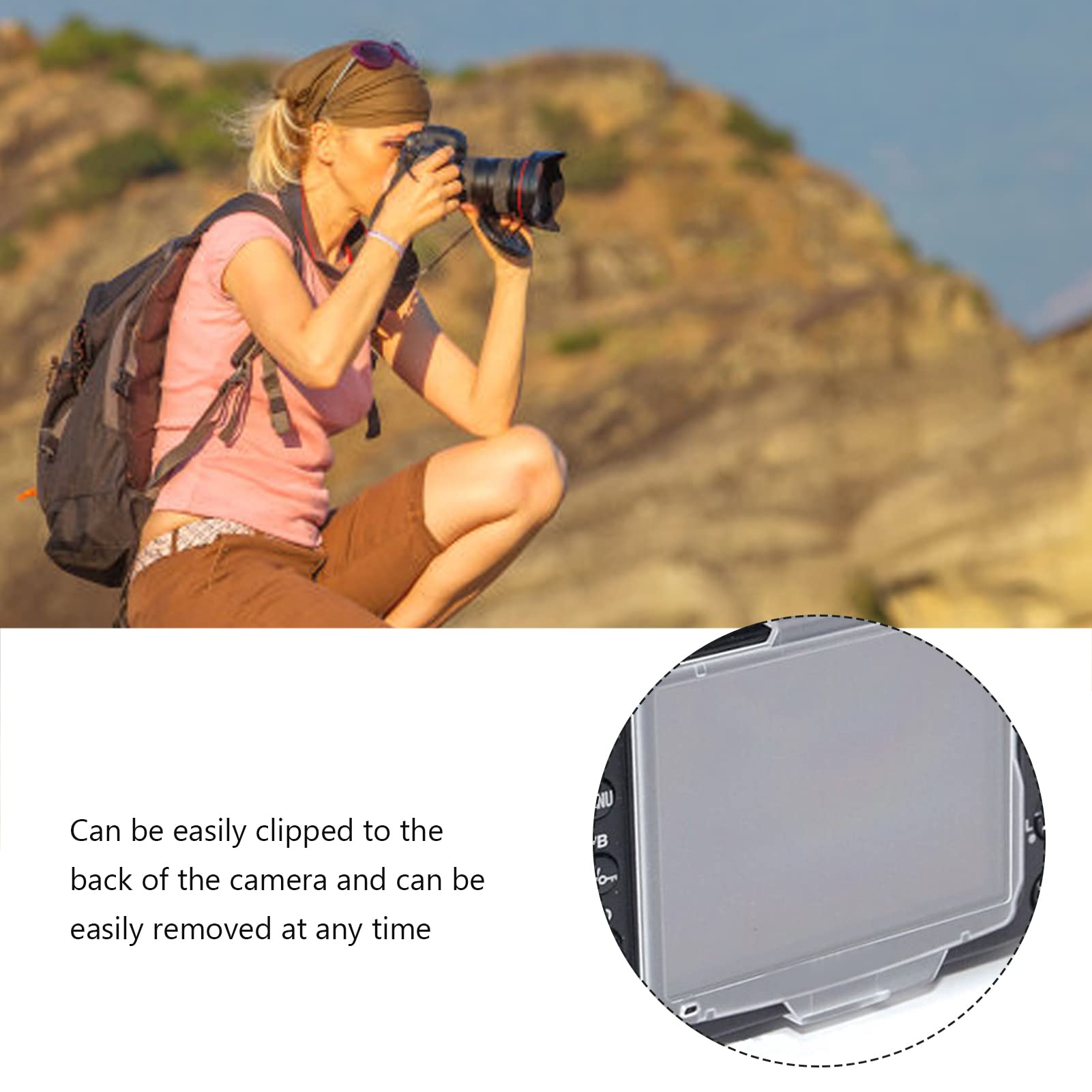 Zunate LCD Displayschutzfolie Für Nikon D800 – 3-teilig, Aus ABS, Kratz- & Stoßfest, Passgenau