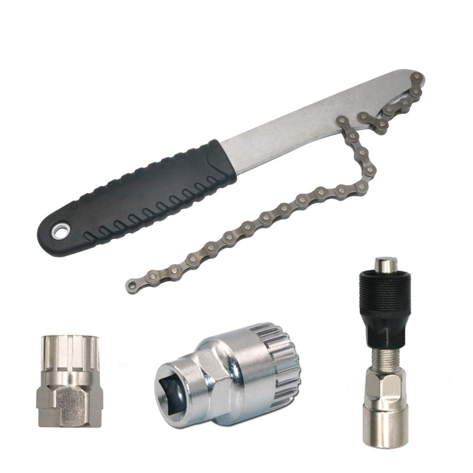 ZGYDNM Bicycle Repair kit Bicycle Repair Tool Kits Flywheel Wrench Crank Puller Extractor Cassette Remover Bottom Bracket Removal Bike Removing Tools Repair Tool (Color : Kit 1, Size : 1)