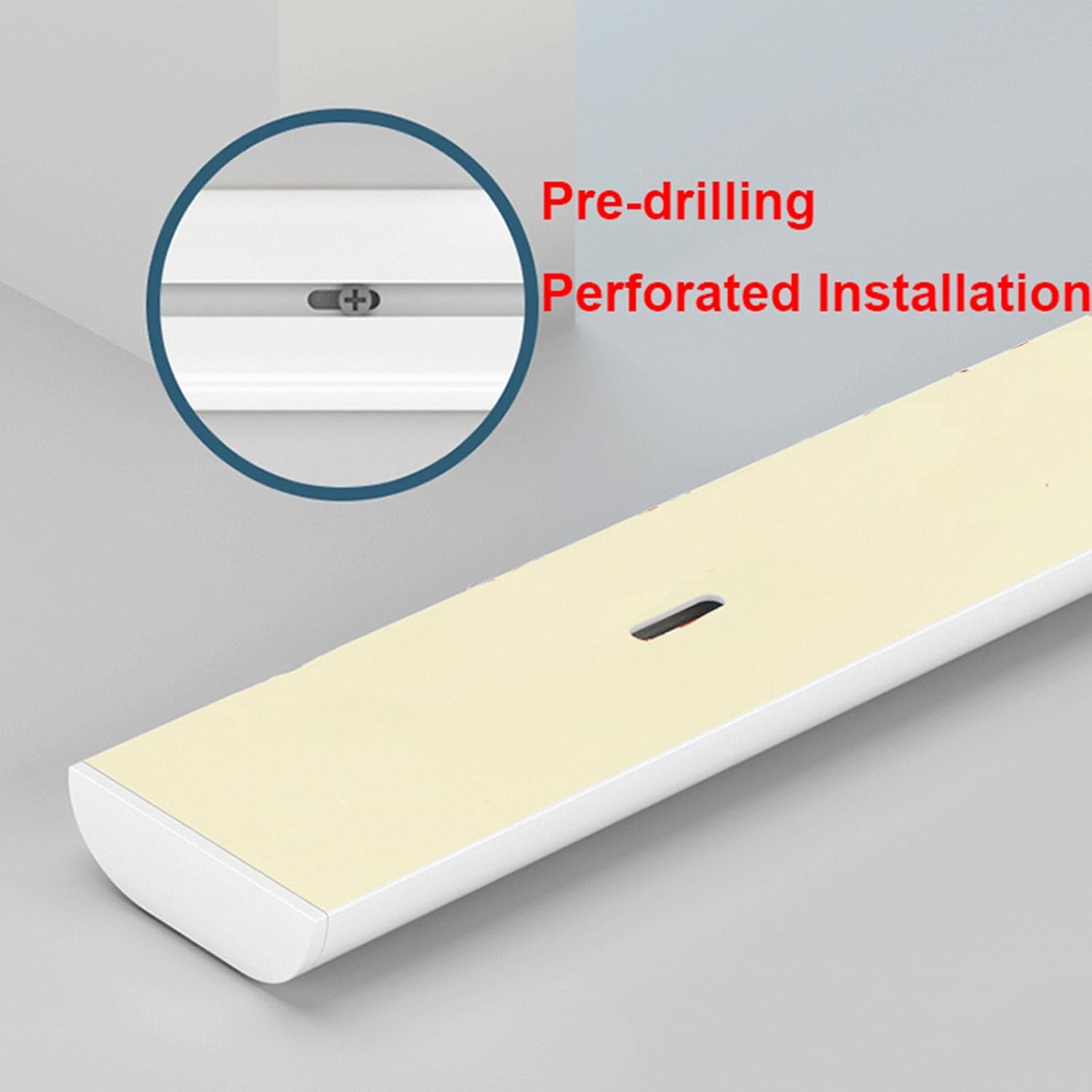 Ultra-Thin Curtain Tracks, Curtain Single Tracks, Ceiling Mount Curtain Rail System, Aluminum Alloy Curtain Tracks Rail Set, for Living Room Bedroom Room Divider(Size:4.4M,Color:Black)