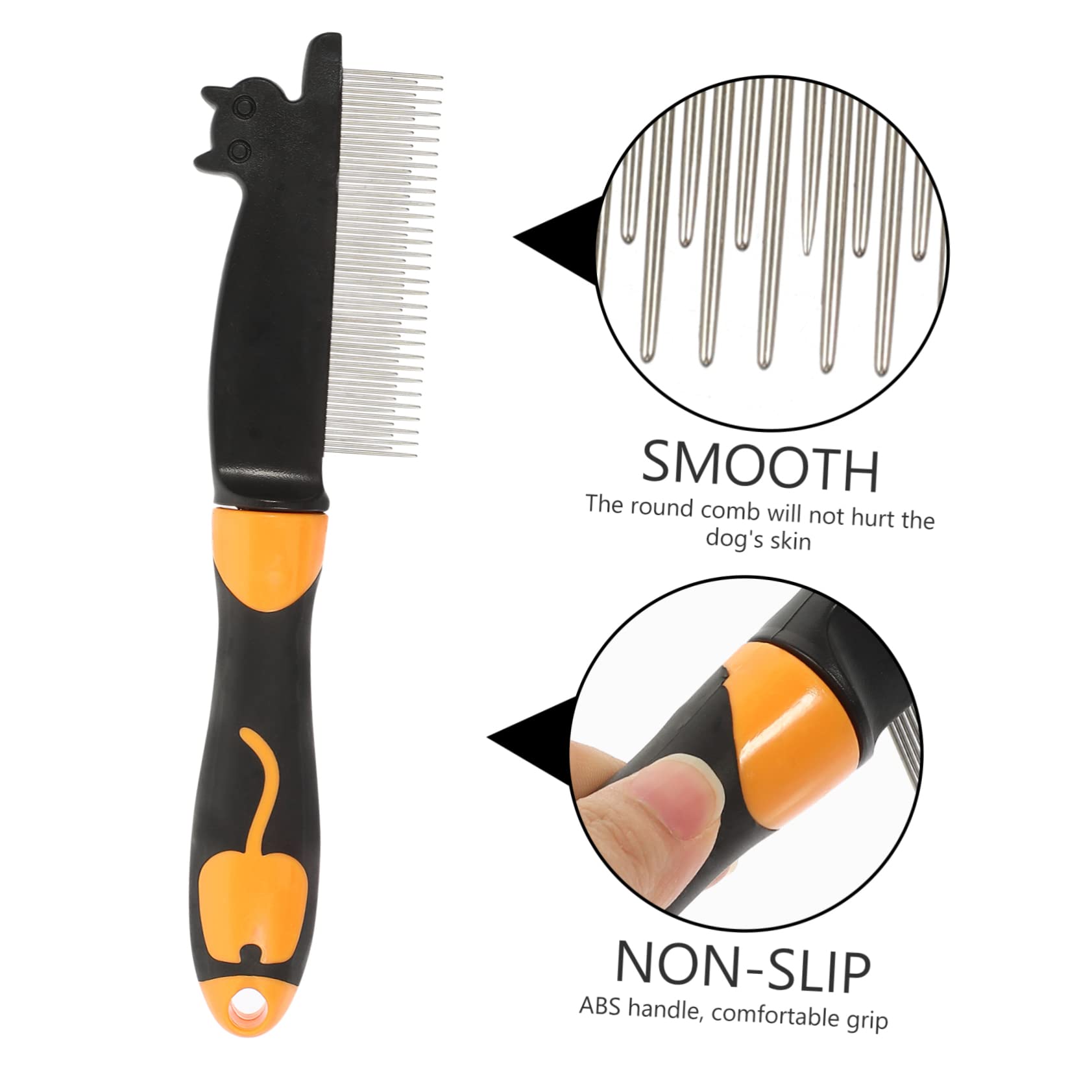 Happyyami 3pièces Peigne à Poils De Chien Peigne De Toilettage Pour Animaux De Compagnie Outil De Démêlage Pour Chiens Et Chats Accessoire Pratique Pour Toilettage Quotidien