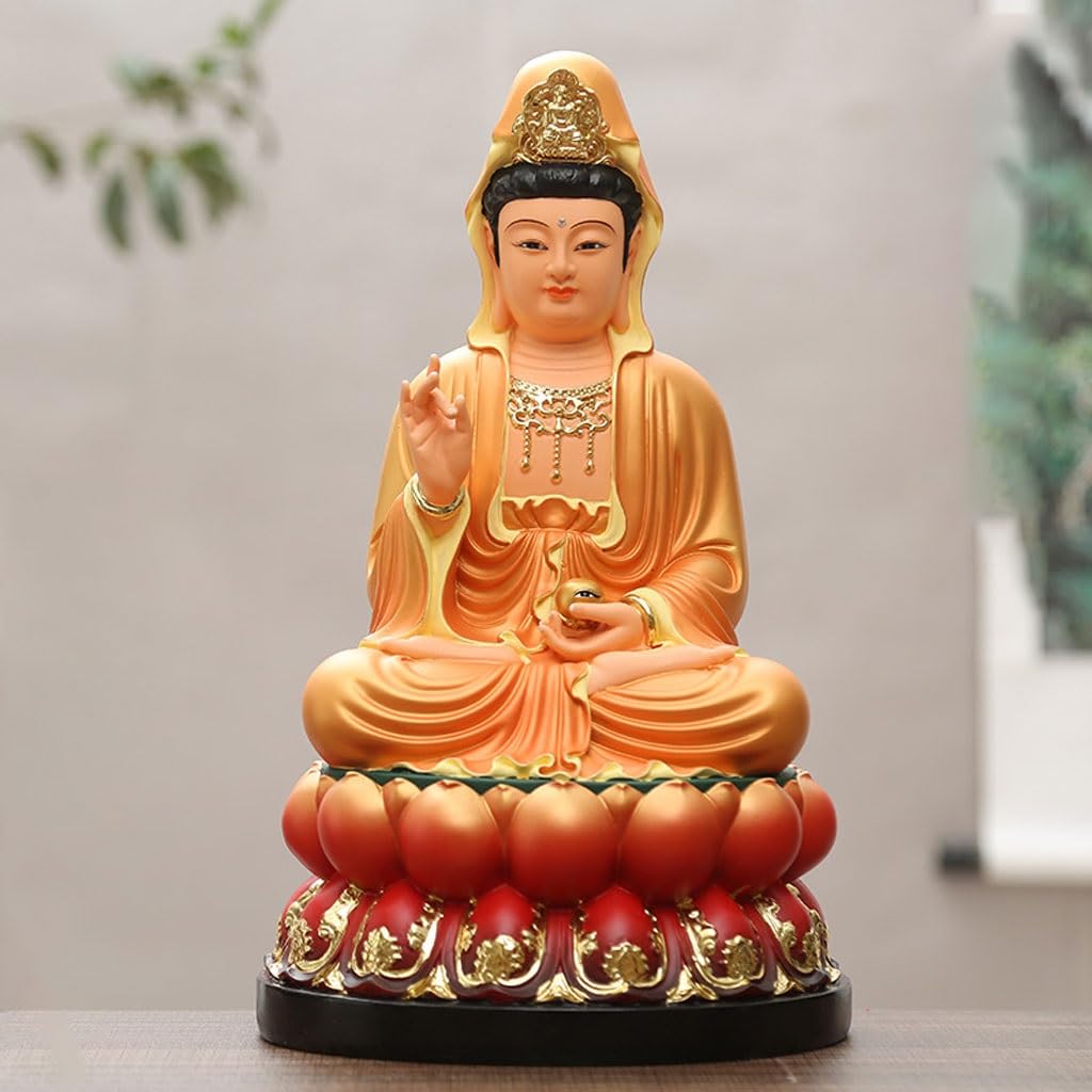 Posąg Buddy do wnętrz Dom Feng Shui żywica posąg Buddy Ozdoby Rzemiosło biurowe Salon Ozdoby wejściowe Medytująca Statua Buddy Figurka Rzeźba