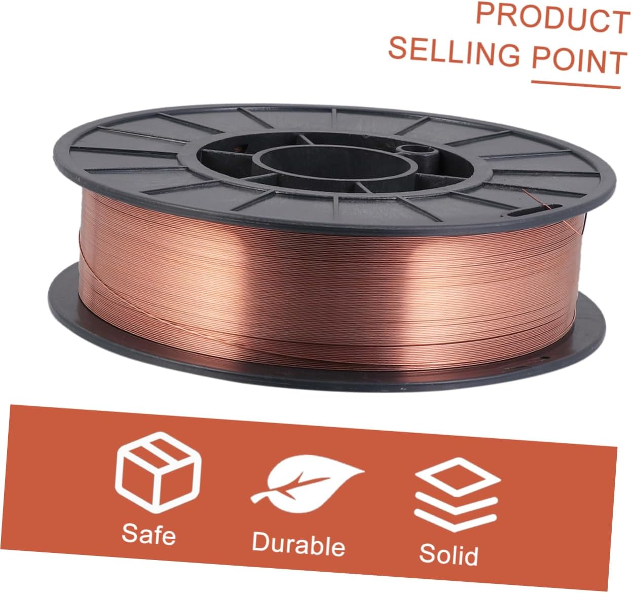 jojofuny 4.5kg Solid Cored Welding Wire Wire for Mild Gas Welding Low Carbon Purpose Applications Automotive and Construction