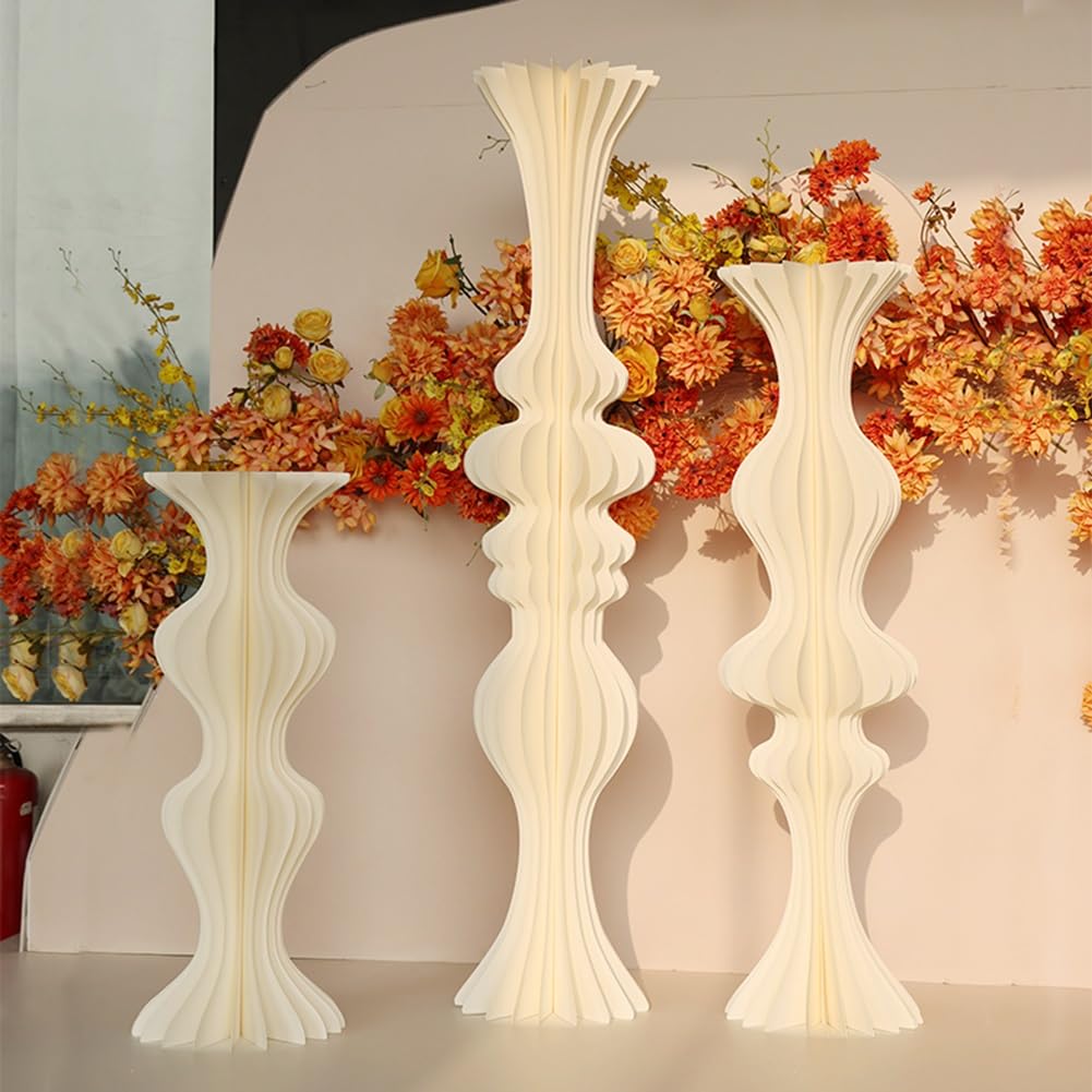 3 soportes acrílicos para tartas para fiestas, bodas y colocación de flores, soporte redondo plegable con placa transparente