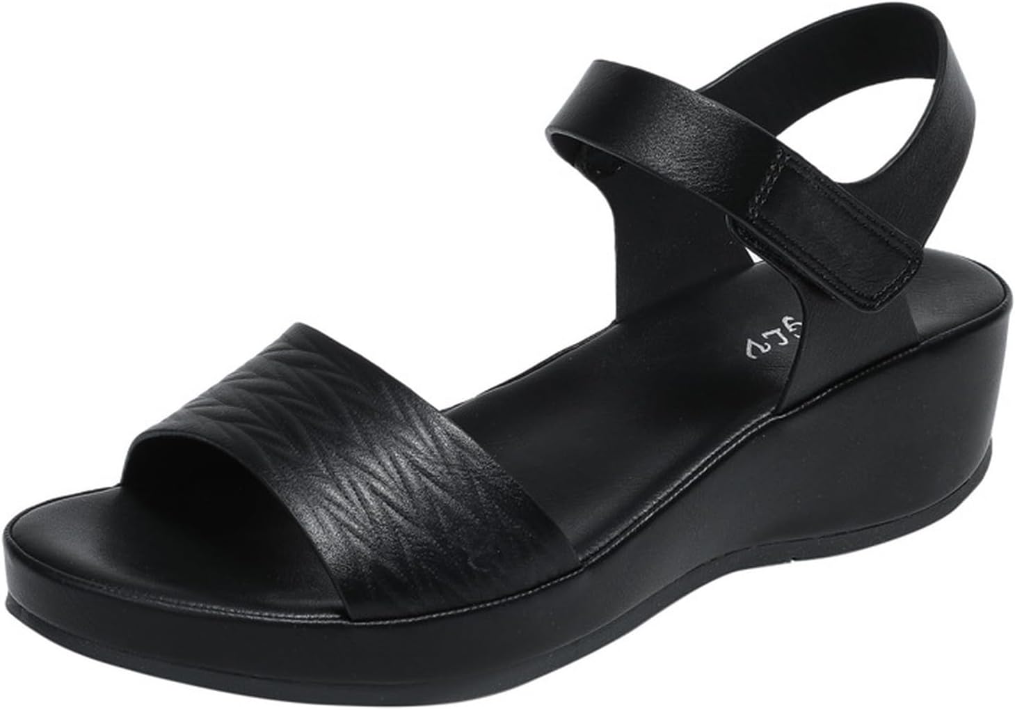 美品✨ MARNI ブラック 厚底サンダル ウェッジソール 約8㌢ヒール 中古