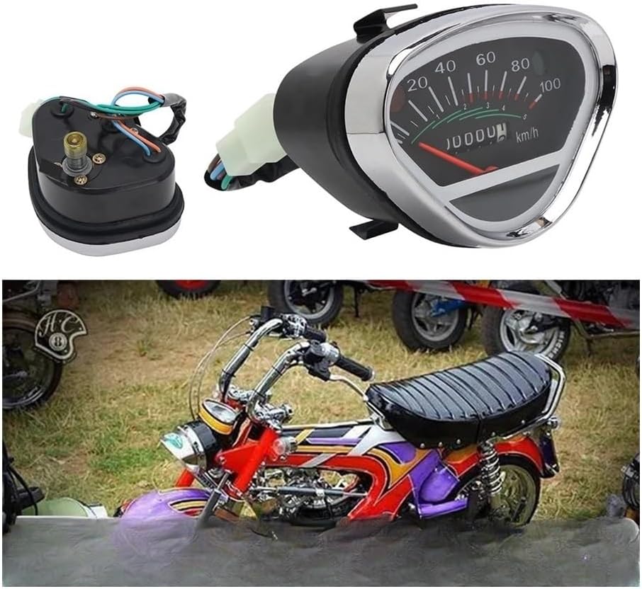 Motorcycle Speedometer Gauge Motorcycle Tachometer 100Km/H Tachometer Odometer Instrument for DAX 70 Tachometer Odometer Tachometer Odometer