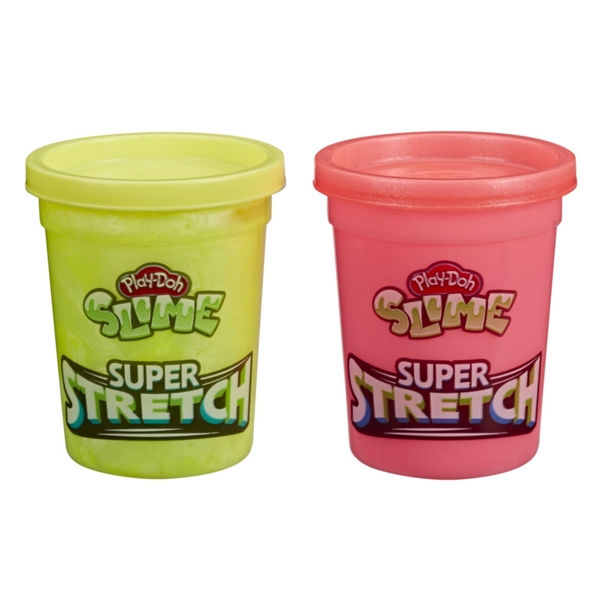 Slime Super Stretch 2-Pack for Kids 3 Years and Up - Yellow and Red