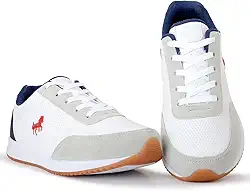 Sapatênis Masculino Casual Polo Sapato Academia Branco Tênis BF Shoes