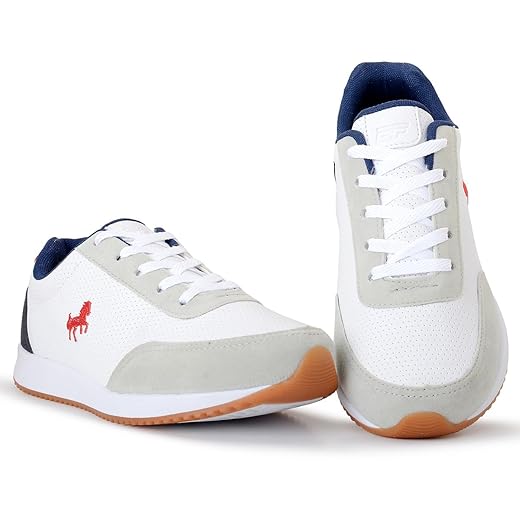 Sapatênis Masculino Casual Polo Sapato Academia Branco Tênis BF Shoes