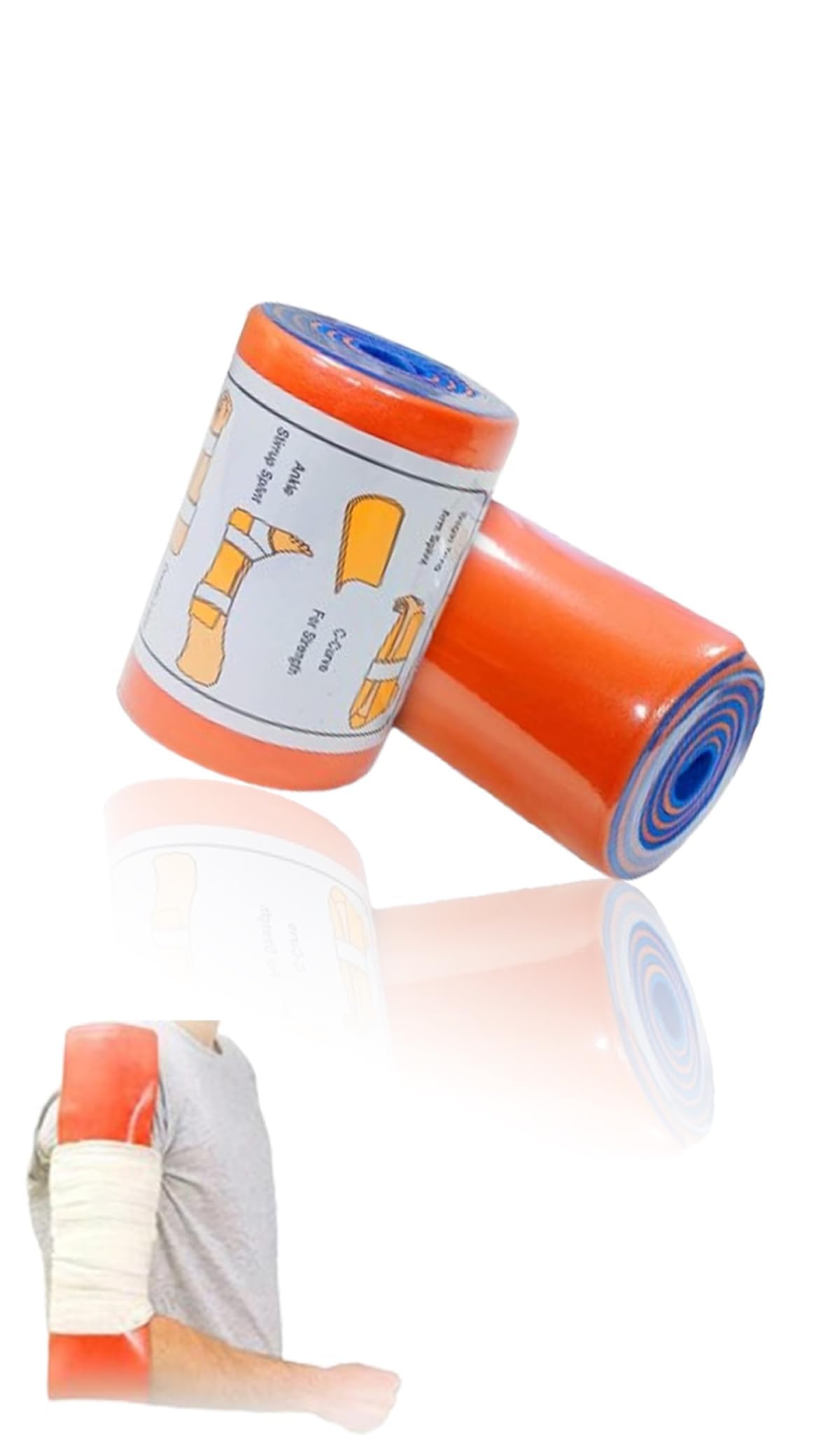 Versatile Aluminum Roll Splint - 36 Inch | Flexible Bone Support for First Aid & Emergency | Waterproof & Reusable | Compact & Radiolucent Design