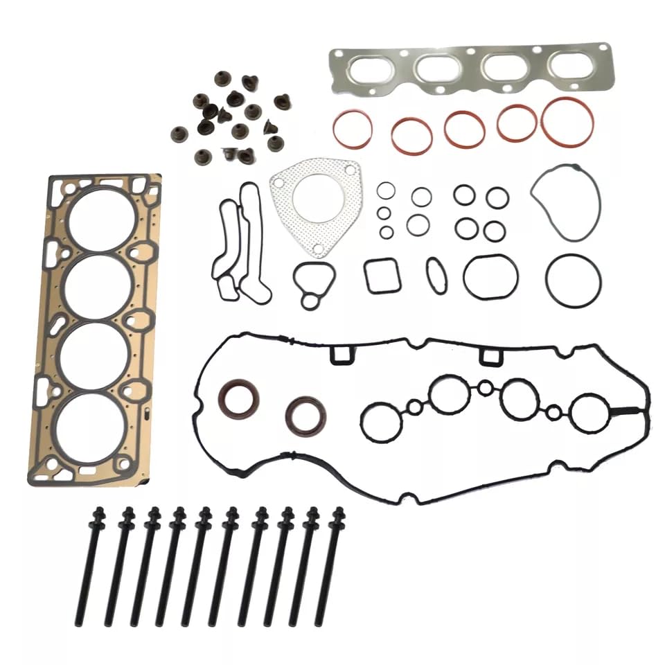 HS26516PT Engine Cylinder Head Gasket Set with Bolts Kit for Chevy Chevrolet Cruze Sonic 1.8L 2012 2013 2014 2015 2016 2017 2018 55355578 55354237 24405819 55563374 55354237 HGS345