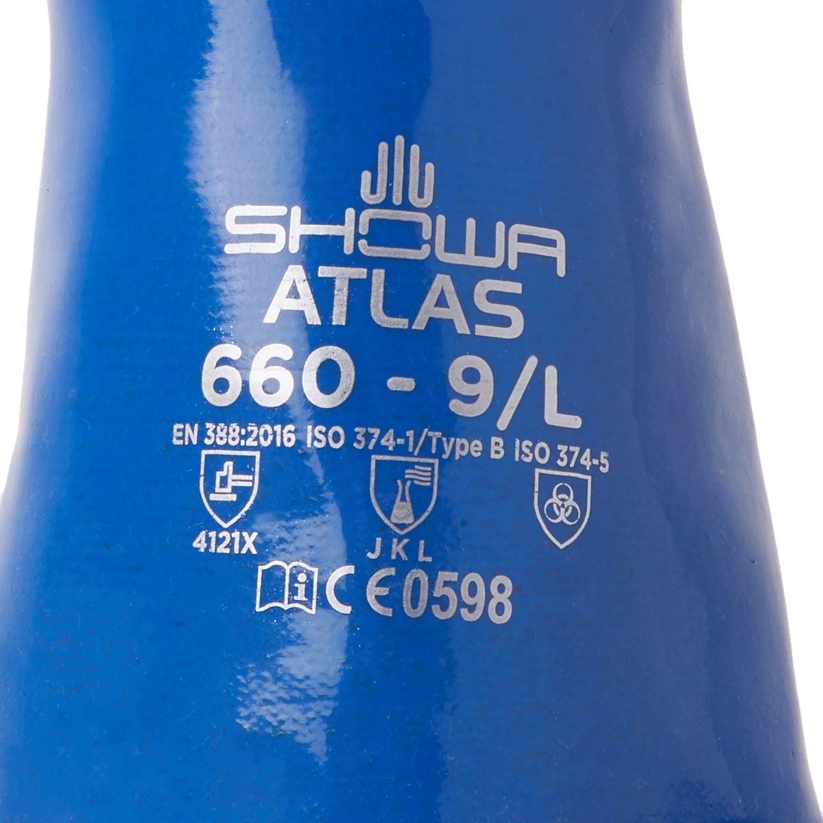 Bеѕt Rеvіеw SHOWA Atlas 660L-09 Triple-Dipped PVC Coated Glove with Cotton Liner, Large (Pack of 12 Pairs),Blue