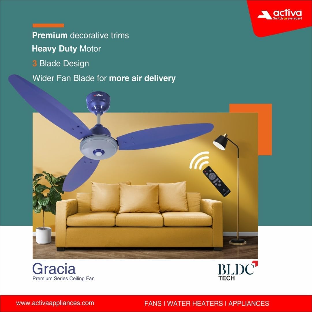 ACTIVA Gracia Ceiling Fan - 5-Star Energy Efficient -6 ACTIVA Gracia Ceiling Fan - 5-Star Energy Efficient -6