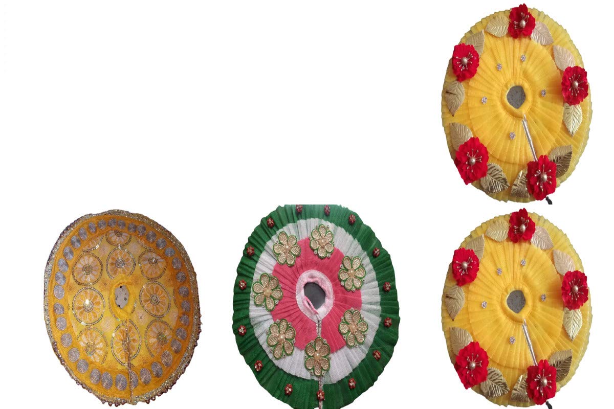 GenericSuhani Creation Krishna Dress, Combo of Four(Set of 4) Laduu/Ladoo Gopal Poshak Kriss_1172