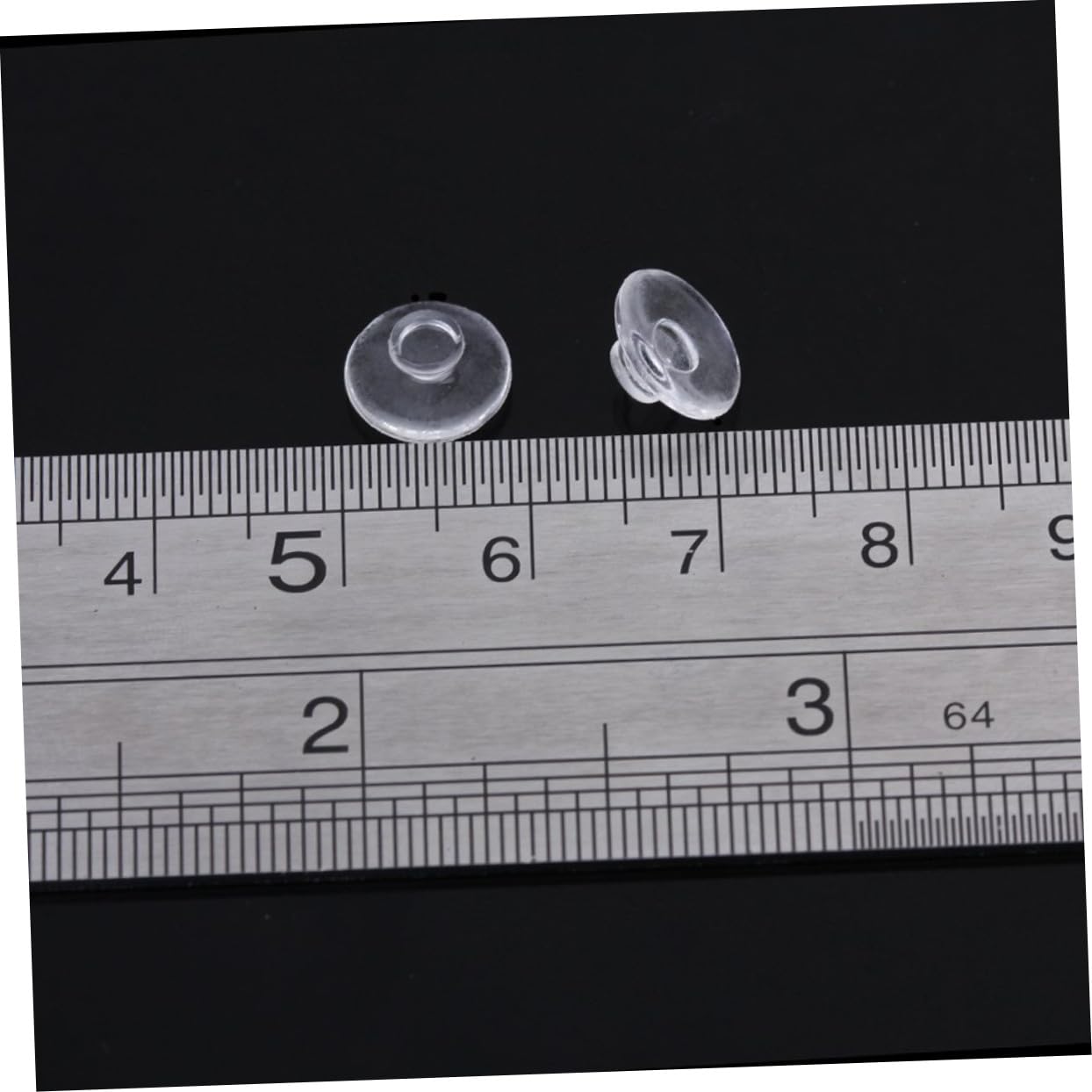 25 paia Naselli in Silicone Trasparente Antiscivolo Pad Nasali Rotondi per Sole e Supporto Comfort per Naso per Attività e Quotidiano