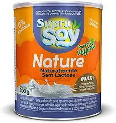 SUPRA SOY Alimento Em Pó Supra Soy Nature Naturalmente Sem Lactose - 300G