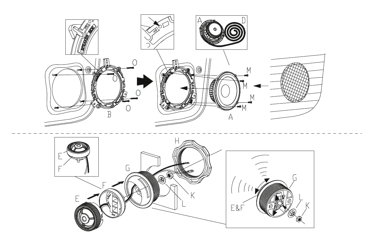 Cassa JBL Club 64CSQ Gen 3 - Sistema di Casse Auto 16.5 cm di Harman Kardon - qualità Audio di Alto Livello per l'Upgrade Definitivo: 285W Max, woofer di Carbonio e Incredibile Magnete di ferrite Y40