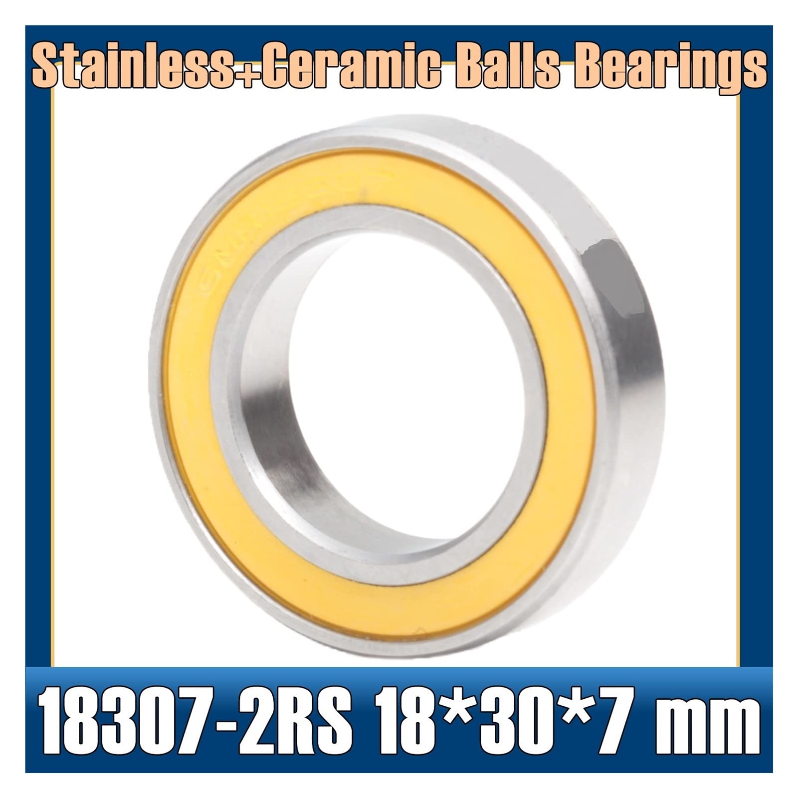 Amazon.co.jp: TRUSTTWO 18307-2RS ステンレスベアリング 18*30*7 mm