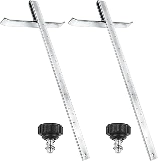 DW3278 Circular Saw Rip Fence for DEWALT DCS575, DCS570, DCS577, DWE575 and DWS535 Circular Saw, Cutting Fence for 7-1/4-Inch to 8-1/4-Inch Circular Saws, with Round Head Stop Screw and Spring(2-Pack)