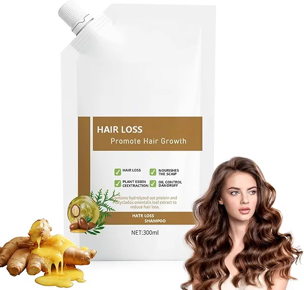 300ML Anti-Hair Fall Hair Loss Shampoo, Anti-Hair Fall Promote Hair Growth Shampoo, Rich in Various Plant Extracts, for all Hair Types