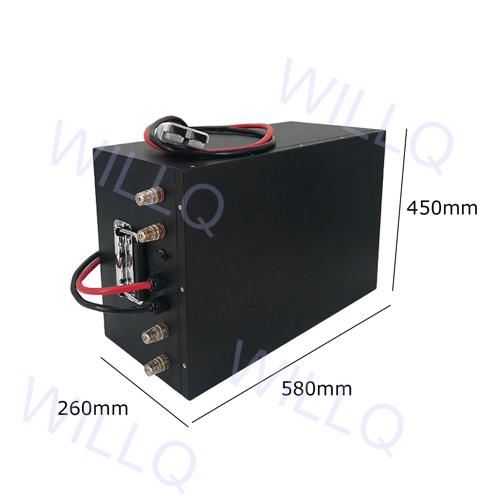 Batería de fosfato de Hierro y Litio de 48V 100AH, 150AH, 200AH batería LiFePO4 de 48 voltios, batería de Iones de Litio de 3000 ciclos, batería Recargable BMS incorporada,48v150ah