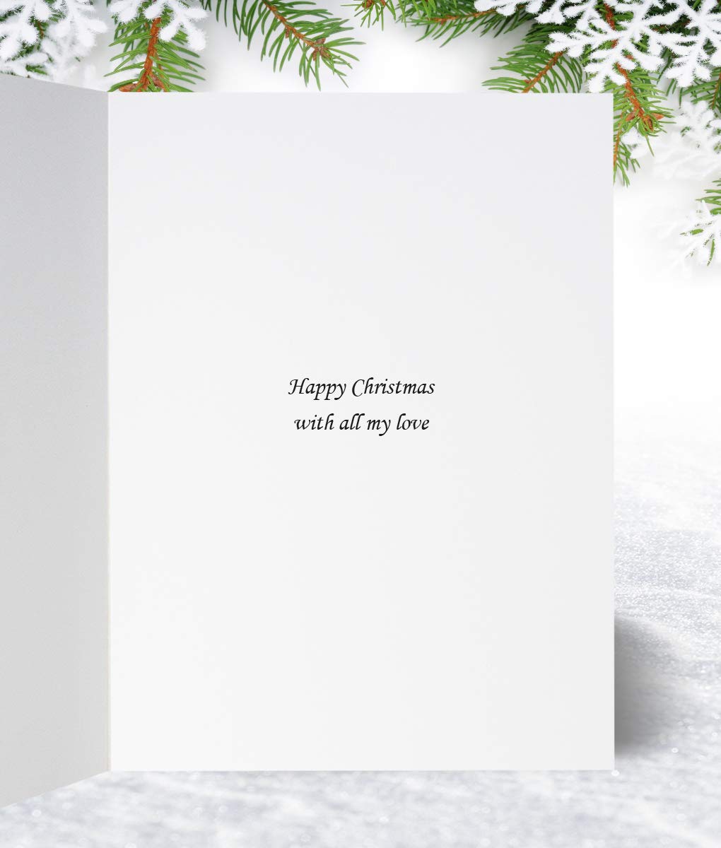 Tarjeta De Navidad De Olivia Samuel Con Diseño De Unicornio (tamaño A5, 148 Mm X 210 Mm) Con Sobre De Cáscara Y Sellado