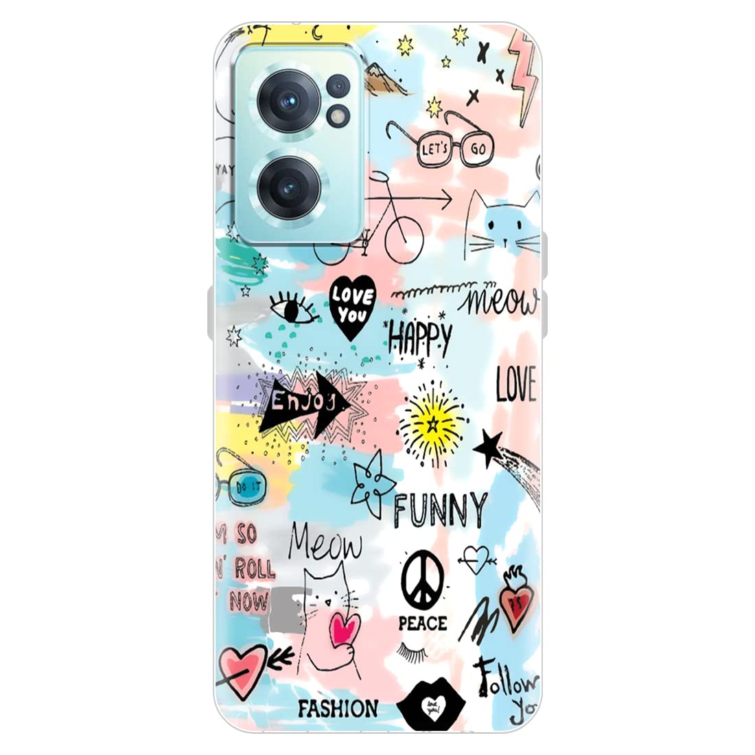 Fashionury OnePlus Nord CE 2 5G Case Designer Flexible Soft Back Case Cover for OnePlus Nord CE 2 5G-D0126 (Silicone, Multicolored) (B09V316QRR) Amazon Price History, Amazon Price Tracker