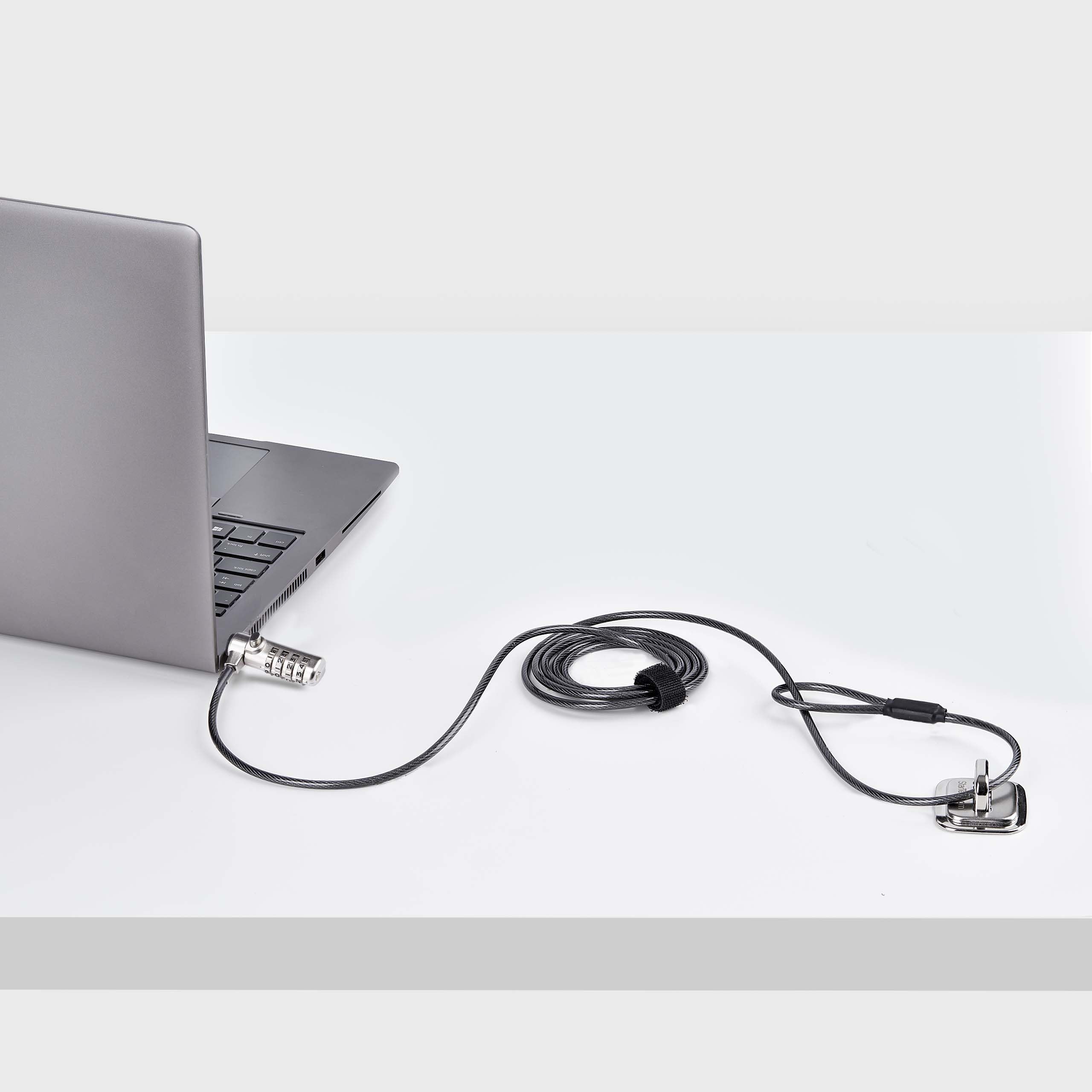 StarTech.com Cavo di Sicurezza da 2m Compatibile con Slot Nano Slim, Sicurezza antifurto da scrivania per Notebook