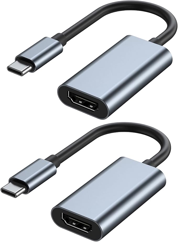USB C to HDMI Adapter for Monitor, 4K HDMI to USB C Laptop