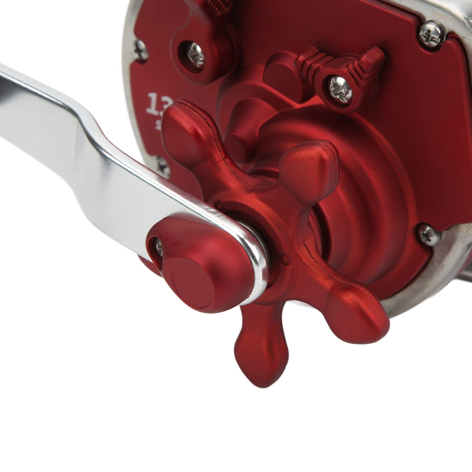 Drfeify Kołowrotek Bębnowy o Przełożeniu 3,6:1 z Licznikiem żyłki do | Rama ze Stopu Aluminium, Mechaniczny Wodoodporny Licznik , Opór 7/14, Udźwig 20/350 Jardów, Kompatybilna z Wędkami Long Shot