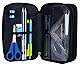 ASTRABAG NEO Football 3-Fach Mäppchen Federmappe Gefüllt dreifaches Federmäppchen, Schüleretui 3-stöckig Jungen, Federtasche XXL, Federmäppchen mit Zubehör, Motiv - Game