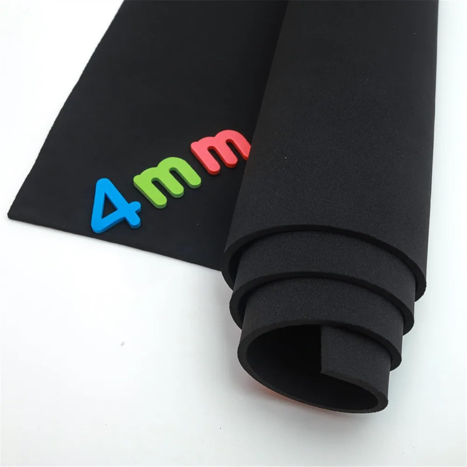 Tejido Impermeable De Neopreno Tejido de costura neopreno doble cara 4mm, tejido elástico, impermeable y resistente al viento, punto para la confección de trajes de buceo(45cm x 120cm)