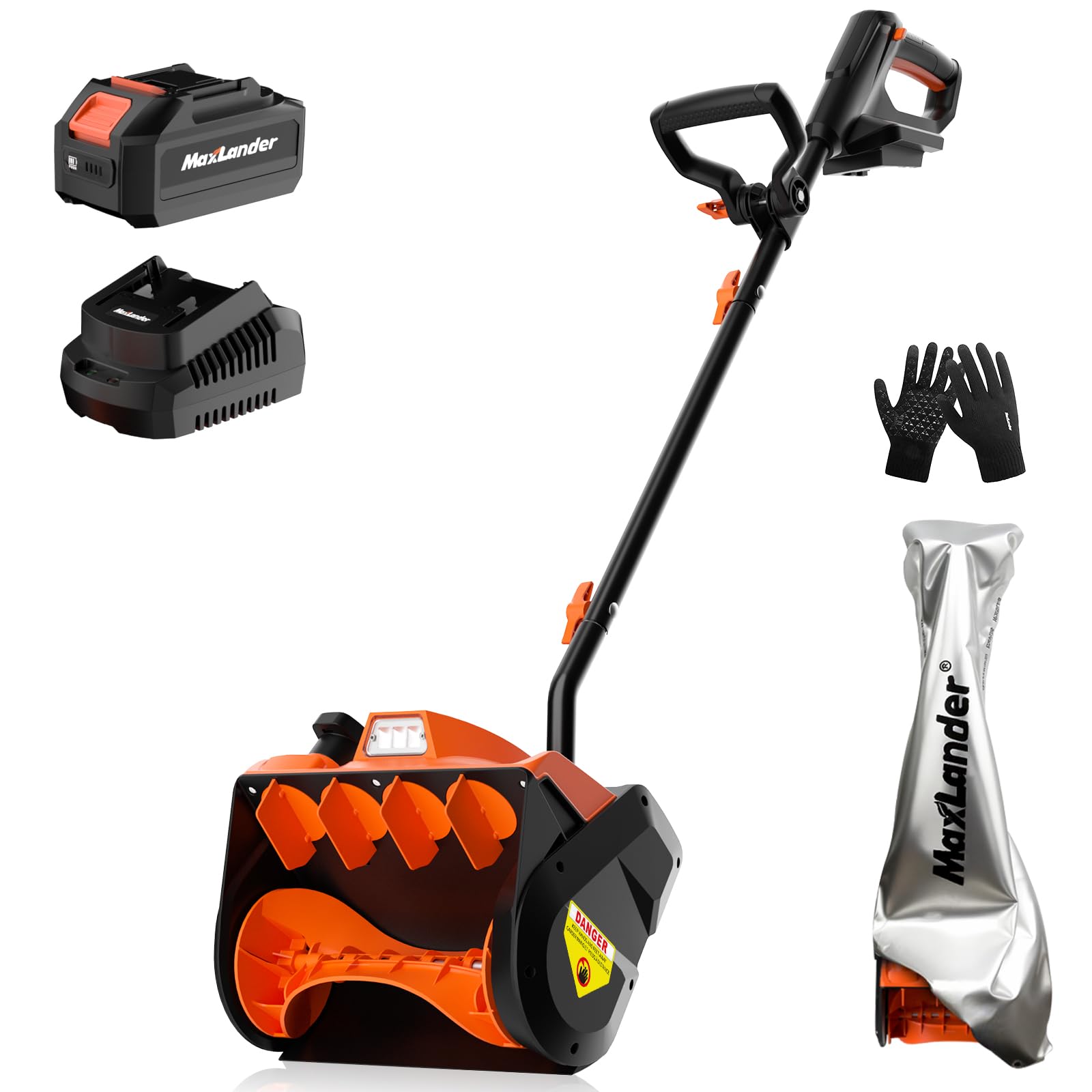 MAXLANDER 20V 12-Inch Electric Snow Shovel