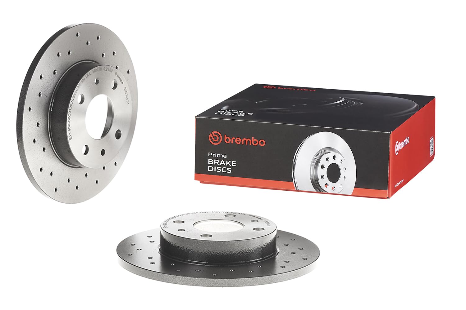 Brembo 08.5085.31 - Disco Freno con Verniciatura UV (Set di 2) - Posteriore