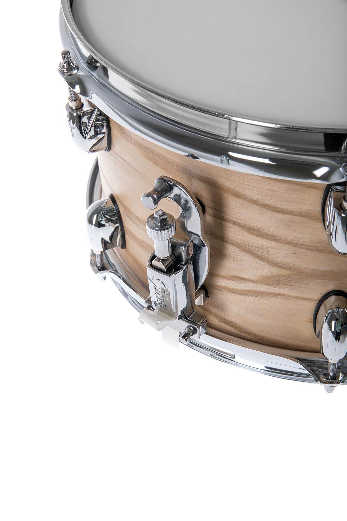 Gretsch Snare Drum Full Range Ash - 13" x 7" - 10-lagiger Esche Kessel - 30° Kesselgratung - Satin Natural Finish - Stahlspannreifen - S1-0713-ASHSN