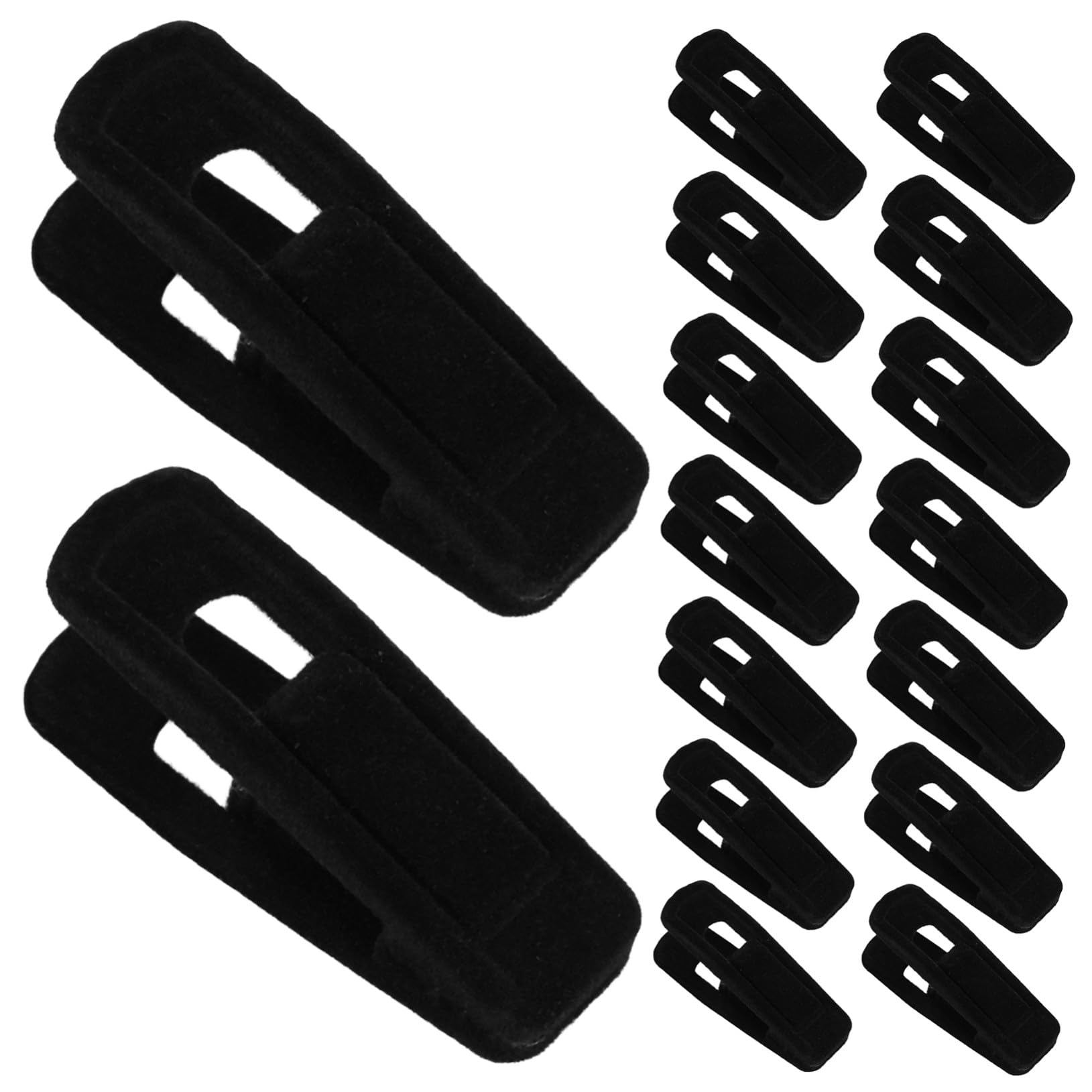 50 Pinzas de Terciopelo para Ropa Pequeñas Pinzas de Plástico Resistentes al Viento para Secado Interior y Exterior, Ideales para Faldas y Pantalones