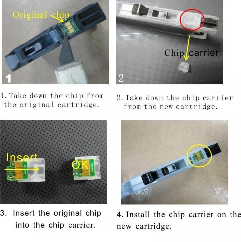 Cartuccia d'inchiostro con resetter del chip compatibile con le stampanti LC203 LC213 LC223 LCRAM LC205 LC207 LCGene LC235 LC237 LC663 LCree LC133