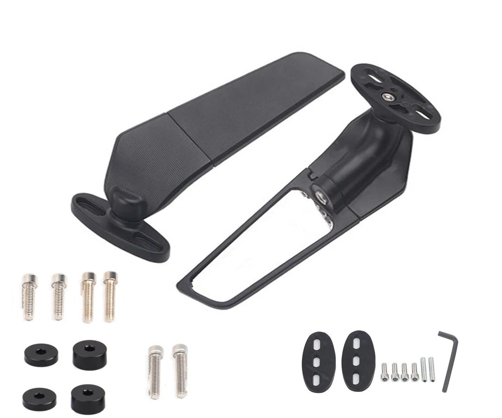 Espejo retrovisor de moto ajustable espejo de manillar para CBR VFR 400 750 800 VTR1000F