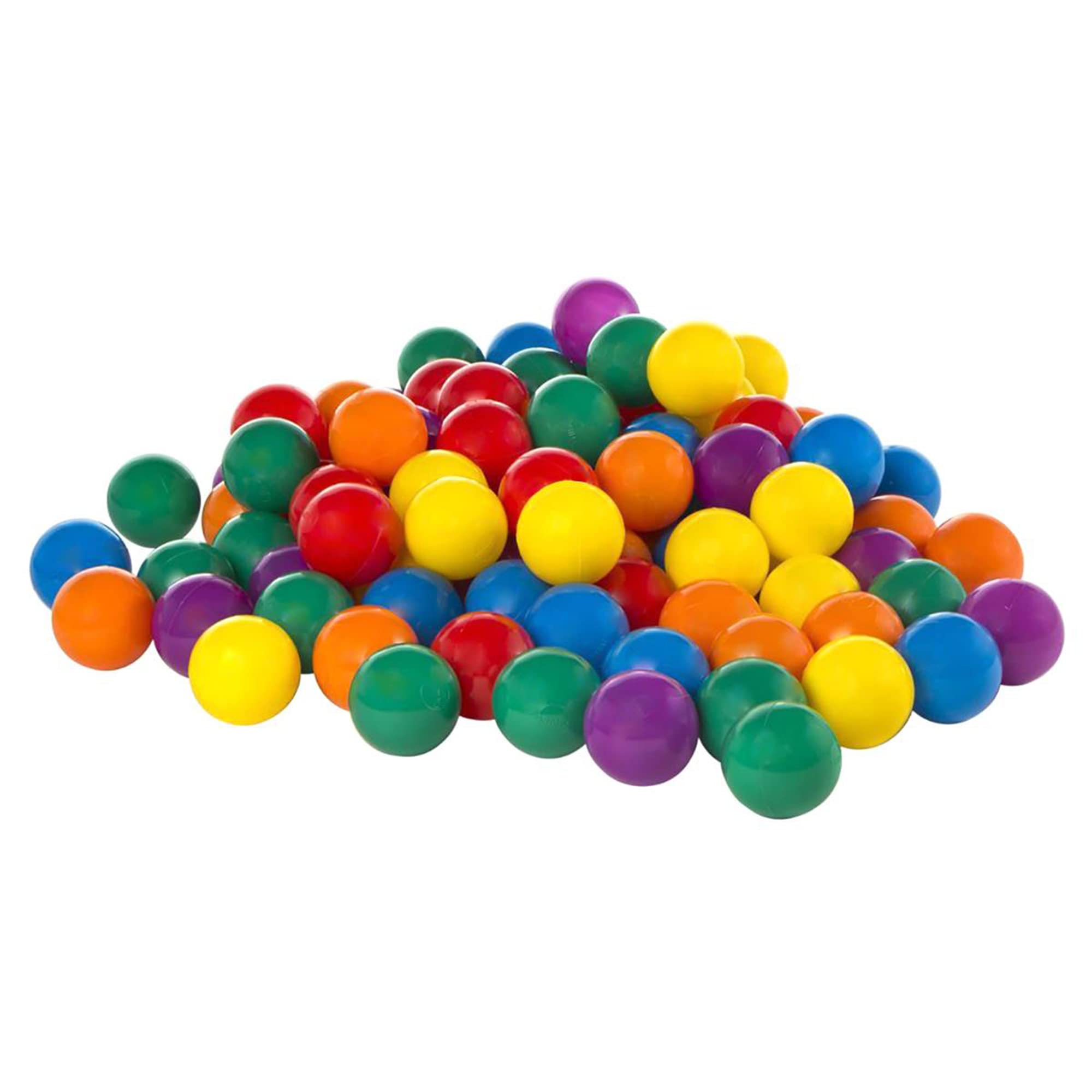 Intex Paquete de 100 bolas grandes de plástico multicolor para pozos de bolas (paquete de 2)